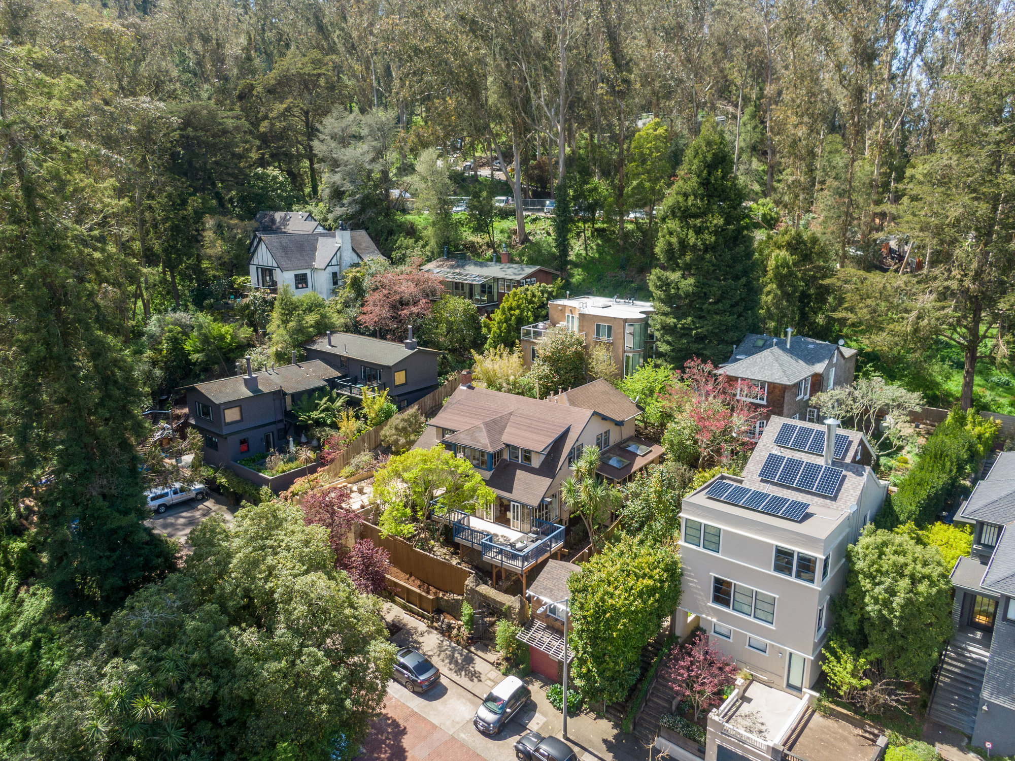 Property Photo: Aerial photo of 281 Edgewood. 