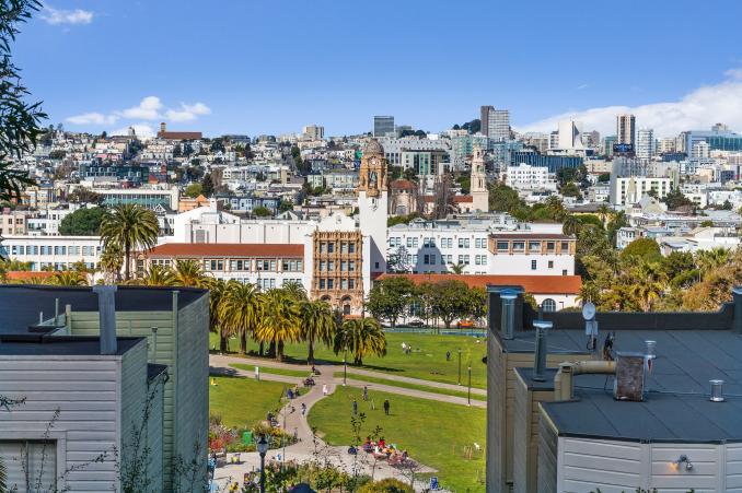 Property Thumbnail: View of Delores park as seen from 228 Liberty Street