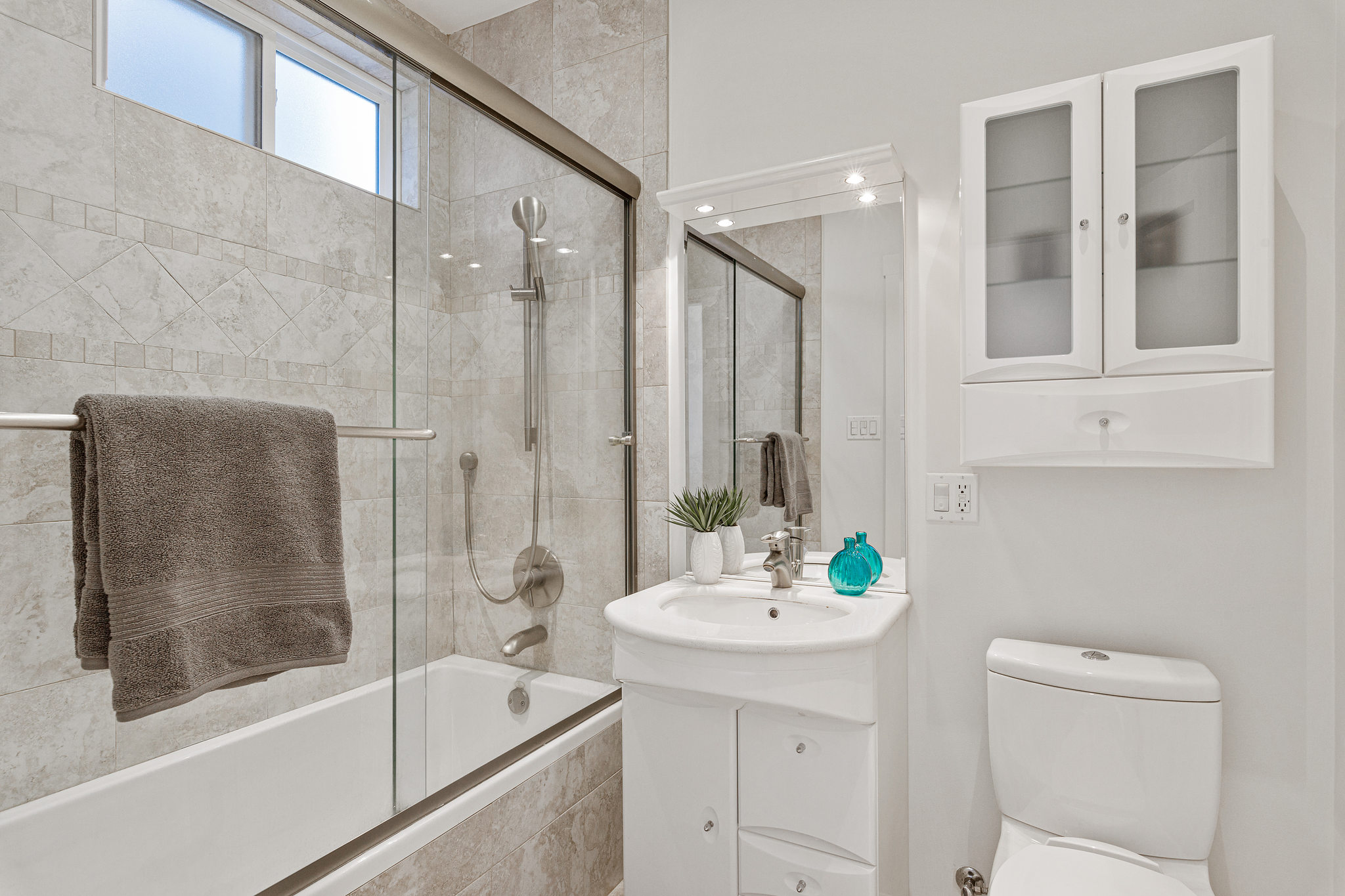 Property Photo: Bathroom, with glass shower