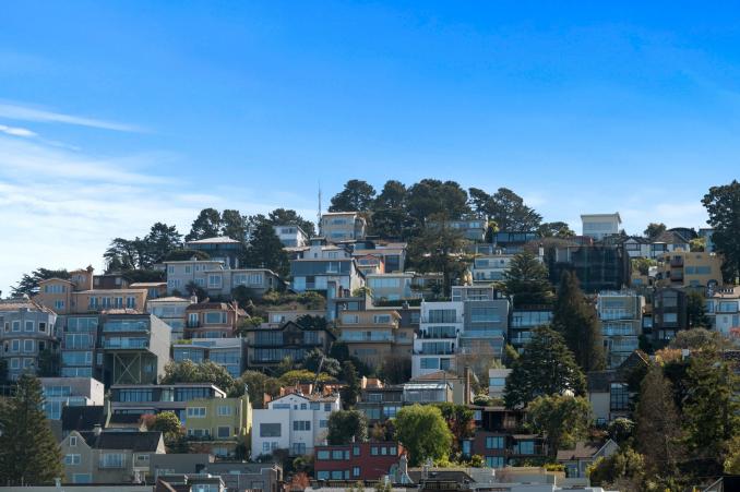Property Thumbnail: View of Cole Valley as seen from 1223 Shrader Street