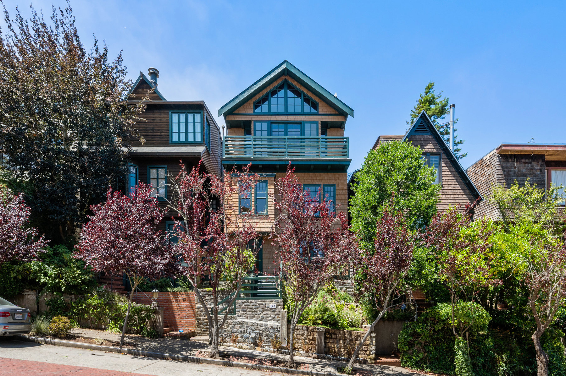 Property Photo: Street view of 205 Edgewood Ave in Cole Valley, for sale by John DiDomenico