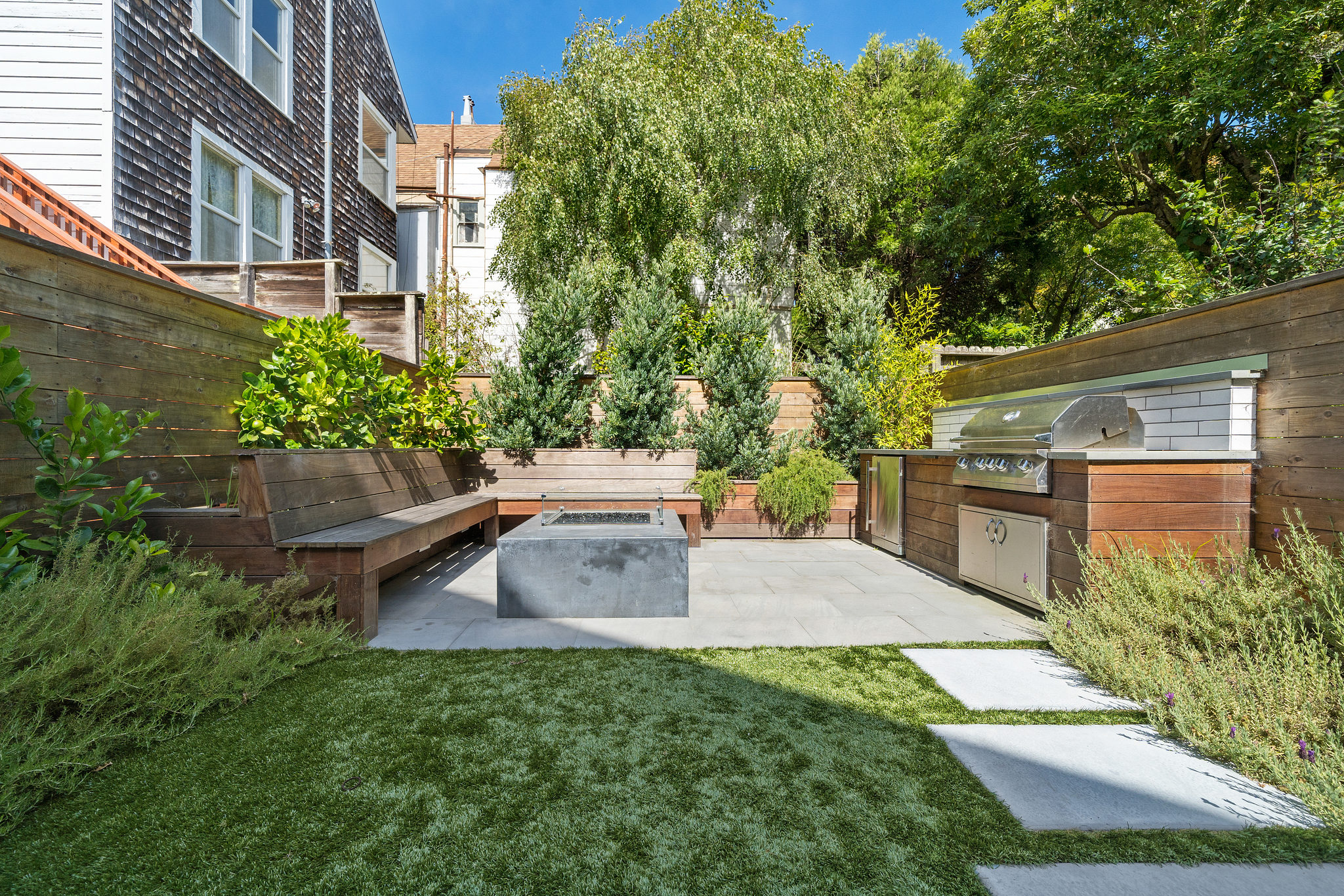 Property Photo: Yard an outdoor seating area