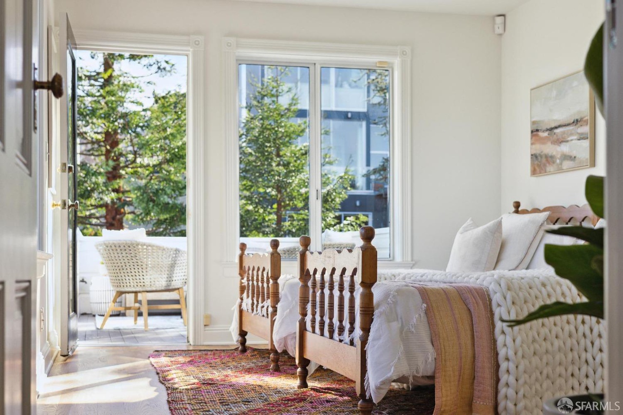 Property Photo: Close up of doors looking out onto patio. 