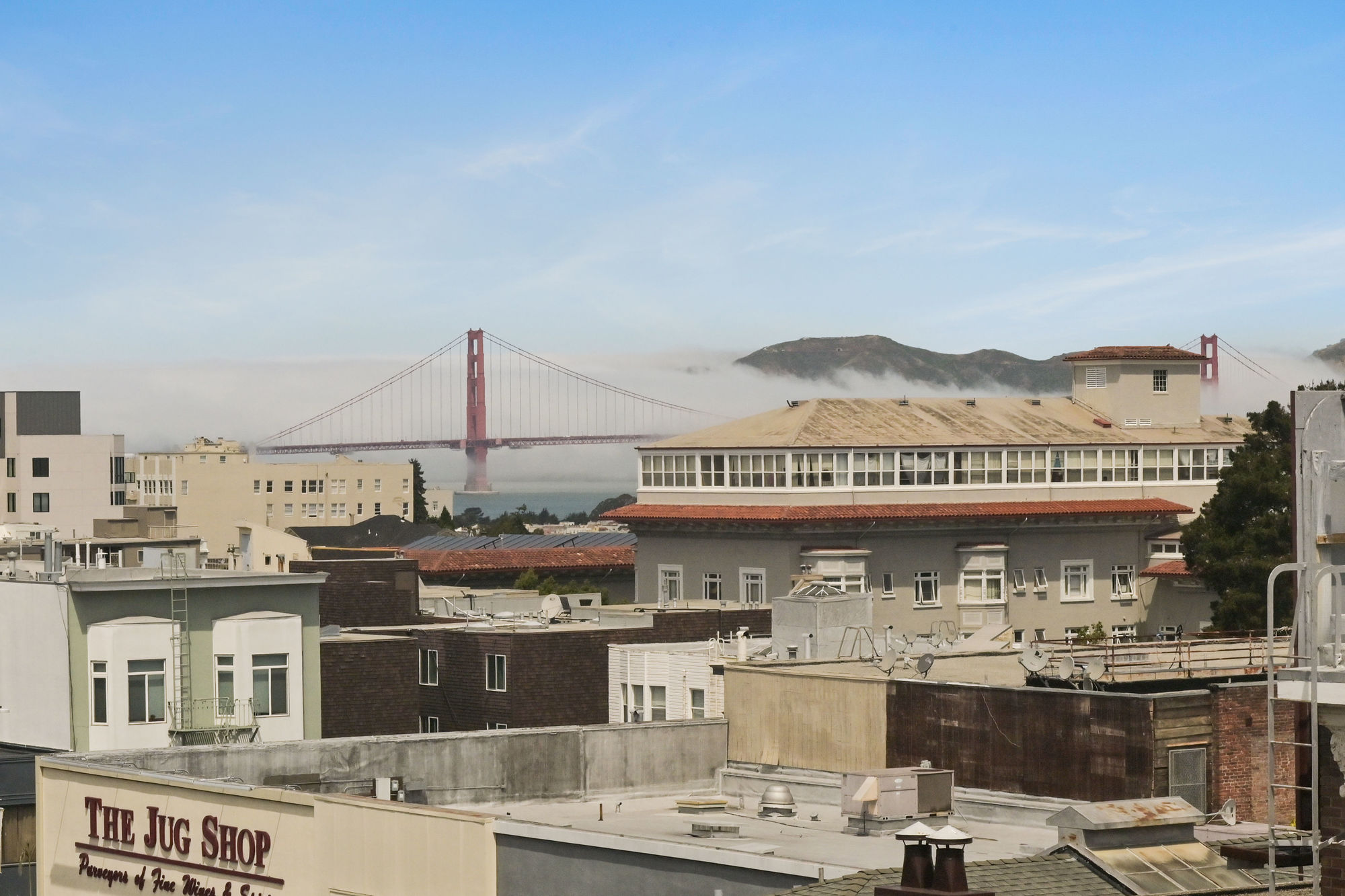 Property Photo: View of the Golden Gate Bridge as seen from 1527 Pacific Avenue