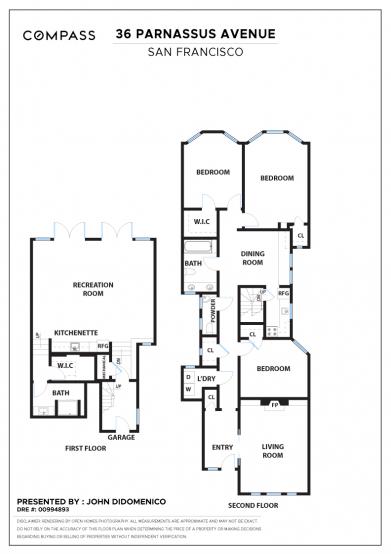Property Thumbnail: Floor-plan for 36 Parnassus Avenue