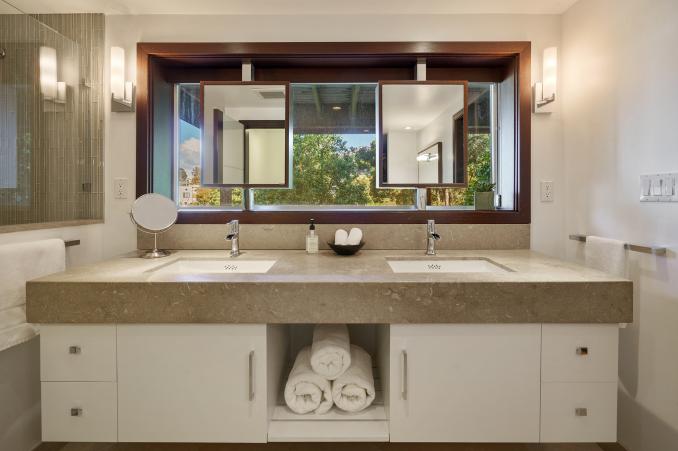Property Thumbnail: Close-up of the large vanity with double sinks