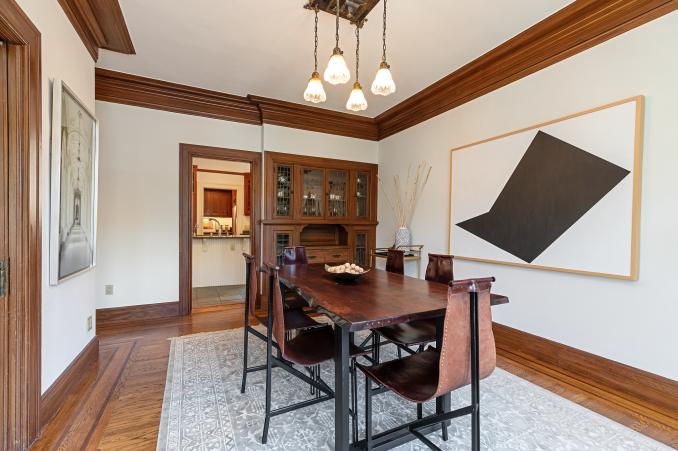 Property Thumbnail: Dining room, featuring a fireplace