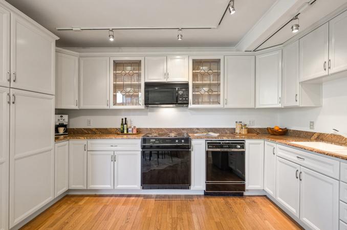 Property Thumbnail: Kitchen with wrap-around counters and cabinets