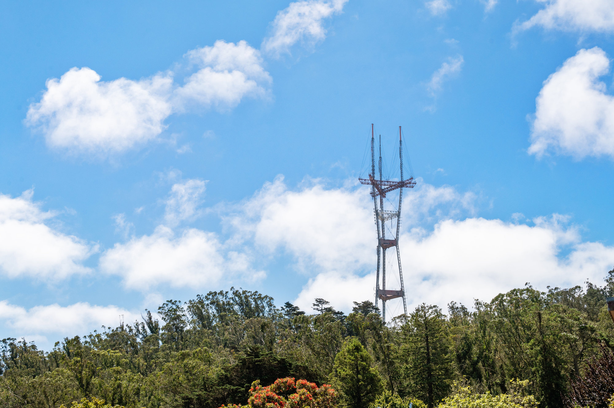 Property Photo: View of Sutro Tower and a bright blue sky over 183 Edgewood Avenue