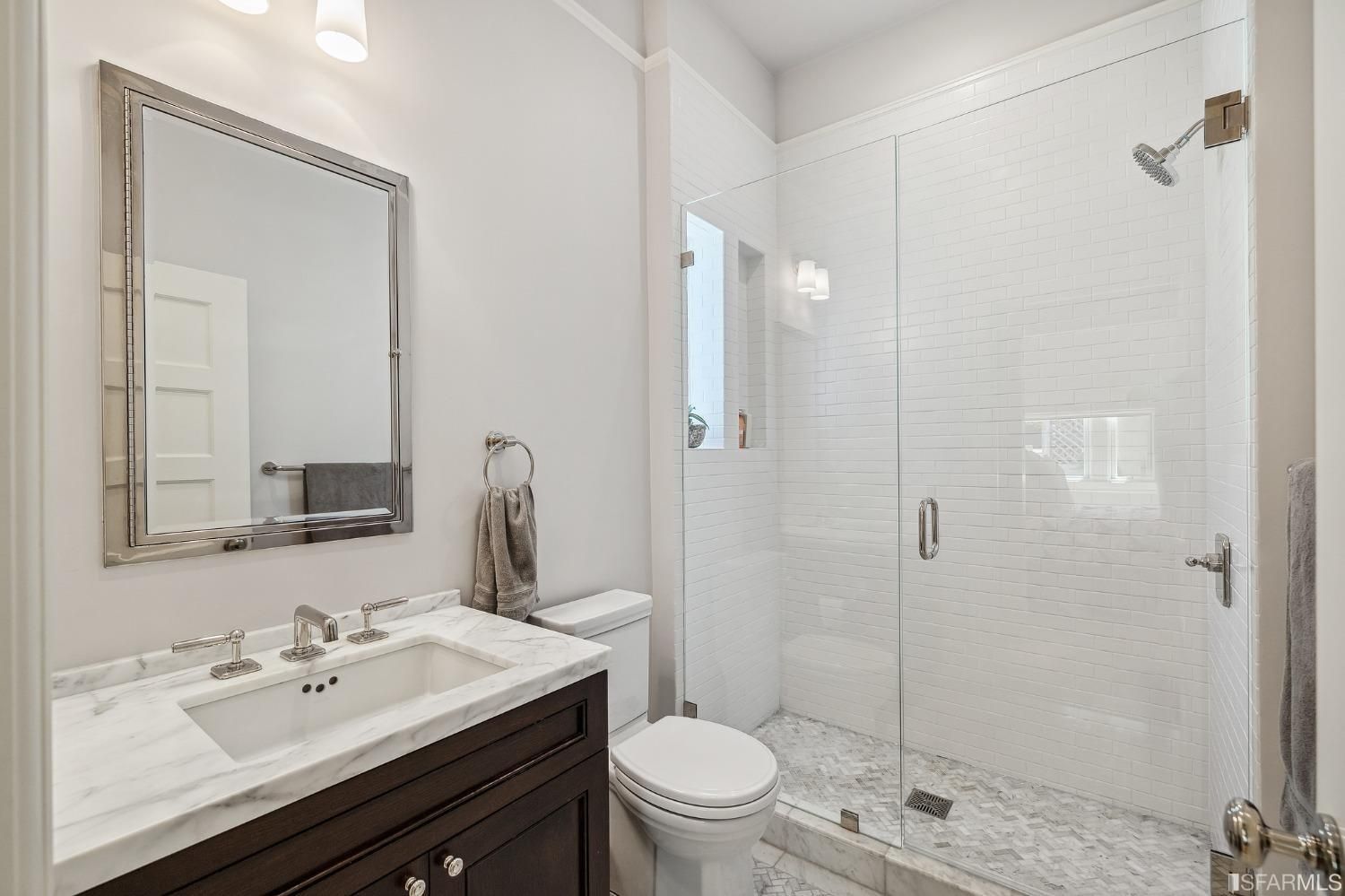 Property Photo: Bathroom with glass shower