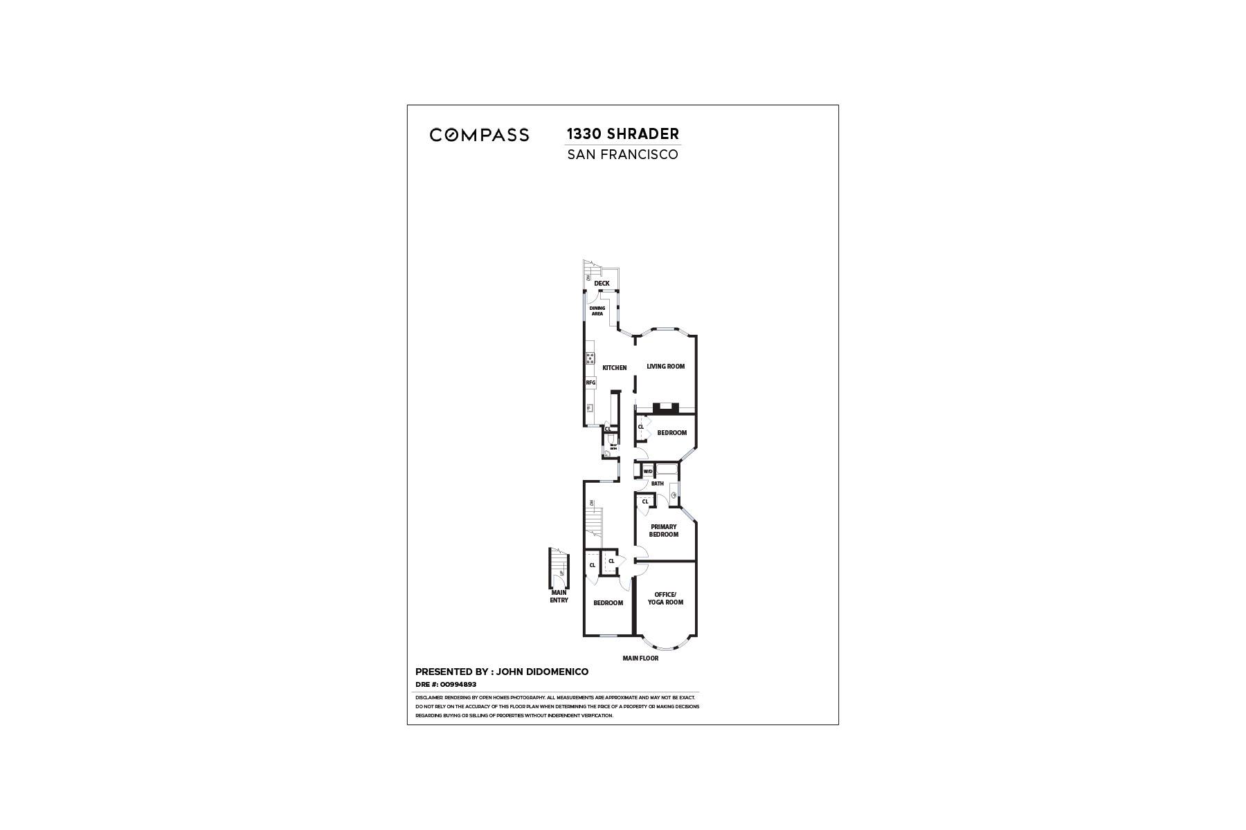 Property Photo: Floor plan for 1330 Shrader