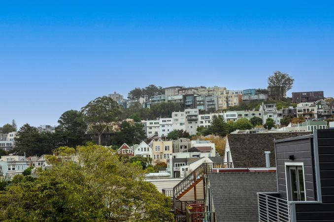 Property Thumbnail: View of Cole Valley as seen from 1330 Shrader Street