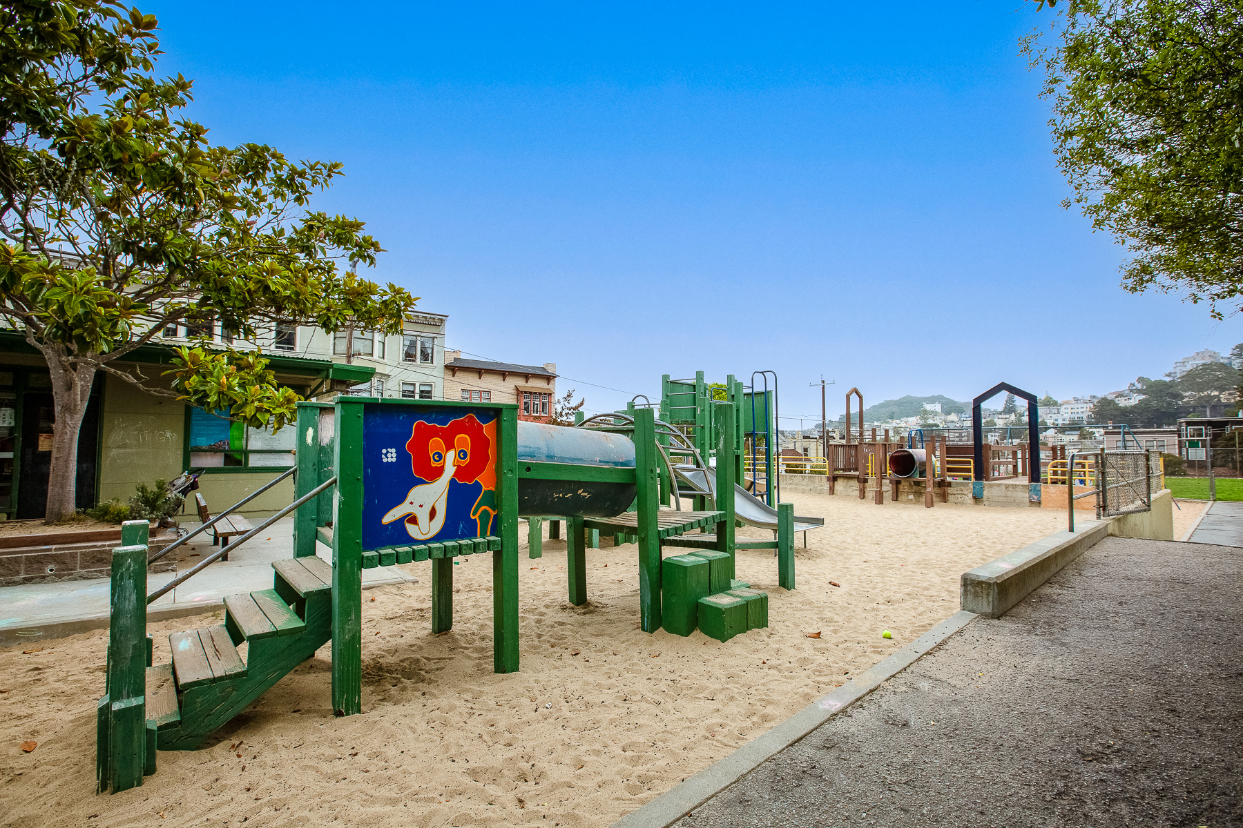 Property Photo: View of nearby Grattan Playground across from 1330 Shrader Street