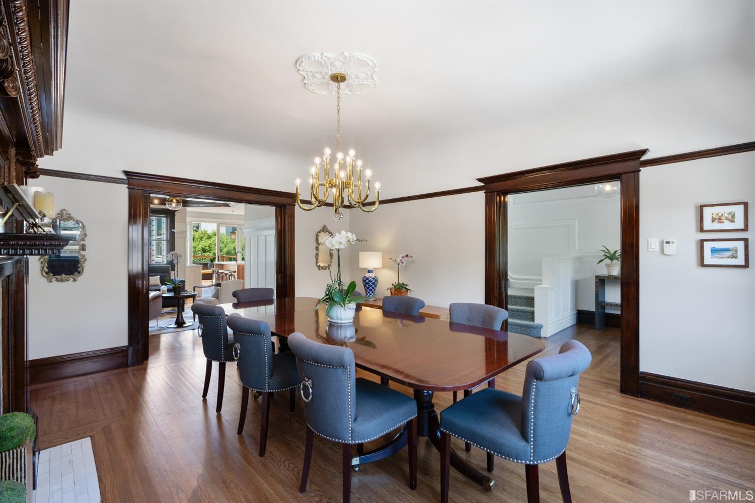 Property Photo: Side-view of the formal dining room