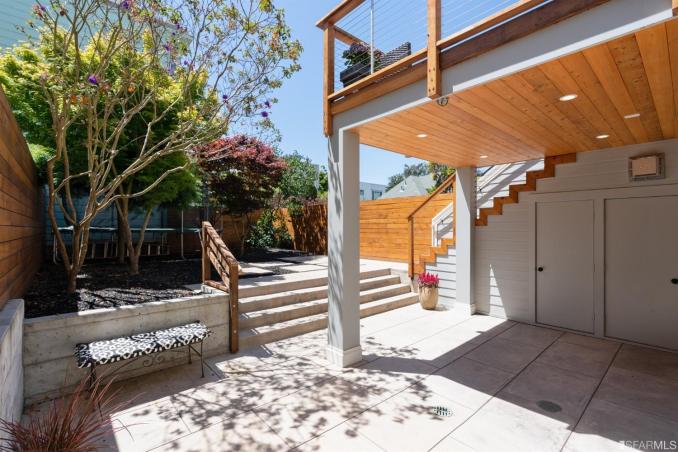 Property Thumbnail: A sunny view of the outdoor patio and yard