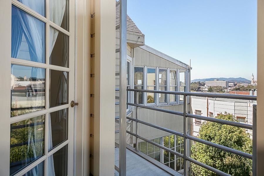 Property Photo: View from a deck, showing San Francisco in the distance