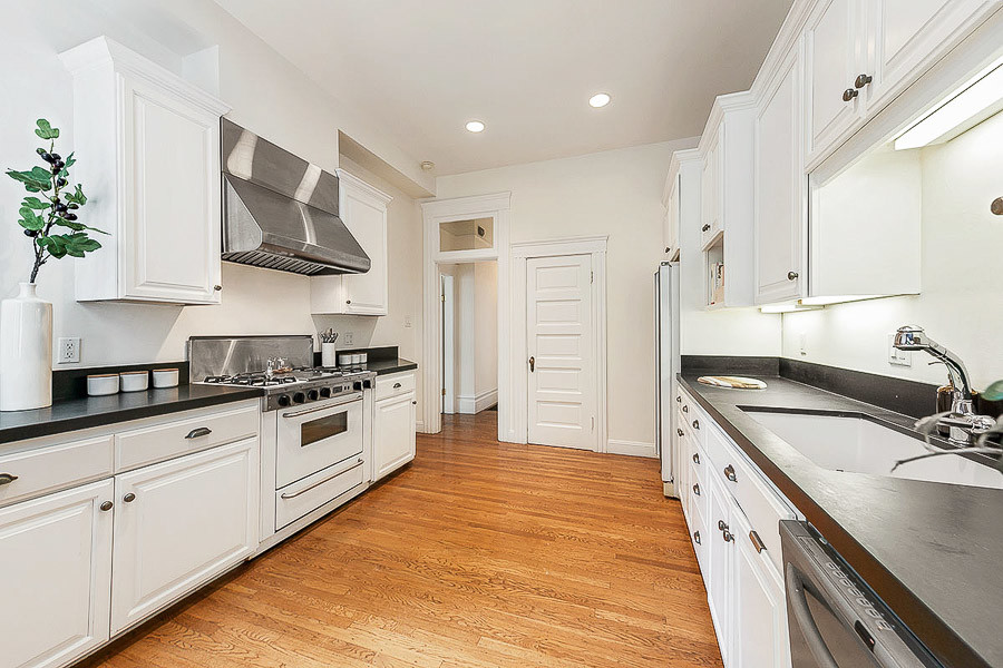 Property Photo: Kitchen with wood floors