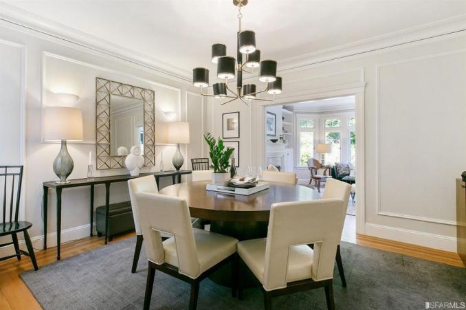 Property Thumbnail: View of the formal dinning room with wood floors