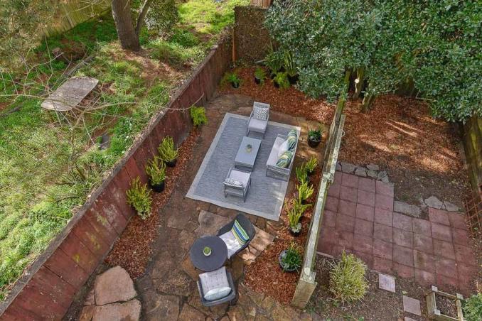 Property Thumbnail: Aerial view of the rear yard at 1517 6th Avenue