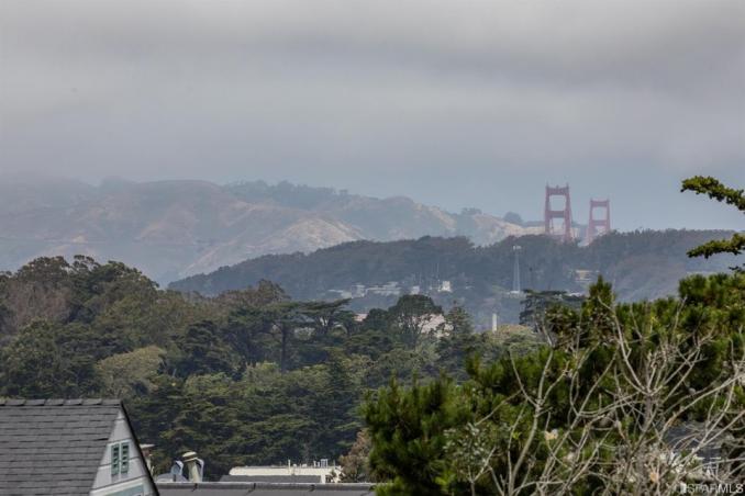 Property Thumbnail: View of the Golden Gate Bridge as seen from 432 Lawton Street