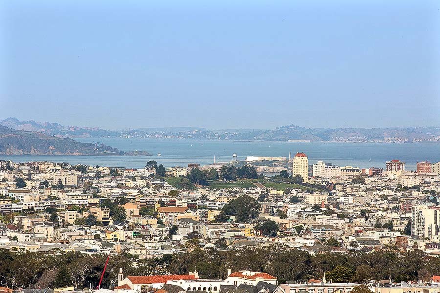 Property Photo: View of Golden Gate Park and San Francisco as seen from 79 Clarendon Ave