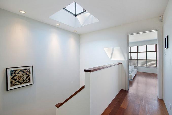 Property Thumbnail: View of a skylight positioned over the staircase 