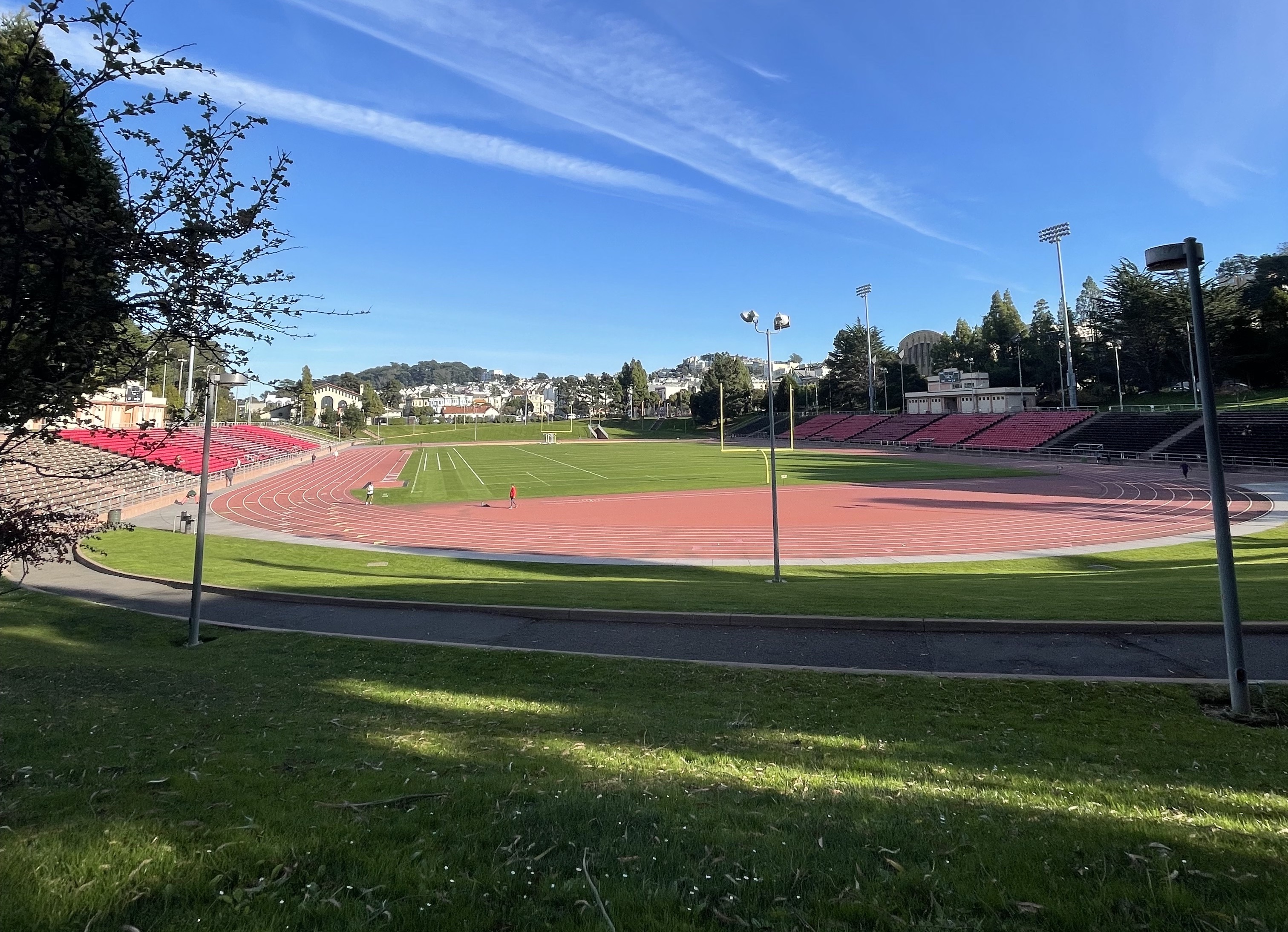 View of Kezar Stadium at Golden Gate Park
